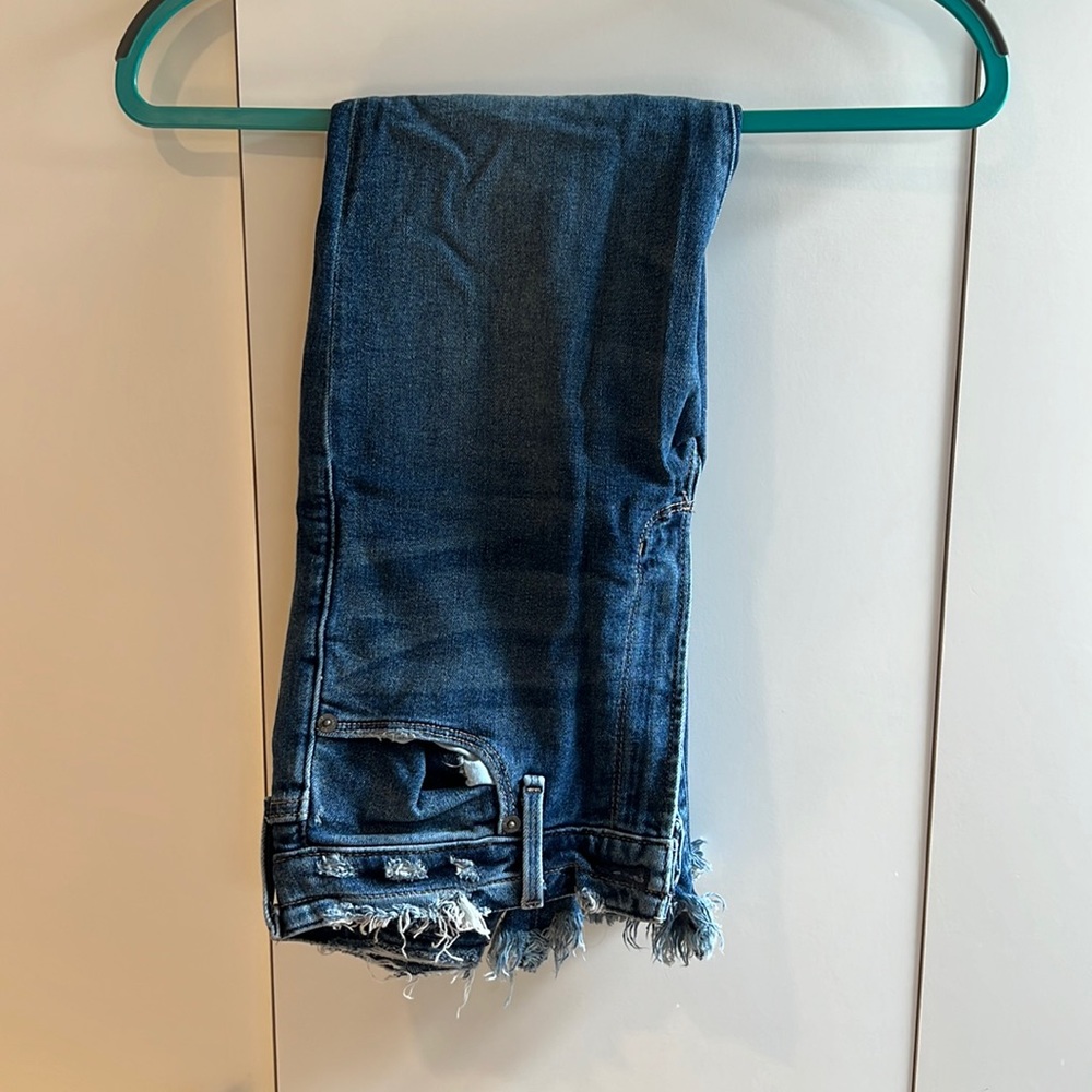 abercrombie dark blue jeans